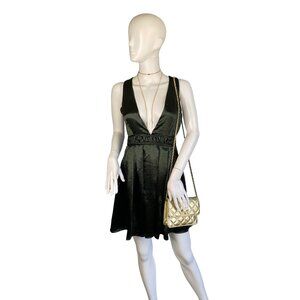 Lost + Wander Women's Jameson Green Satin Dress Size XS NWT